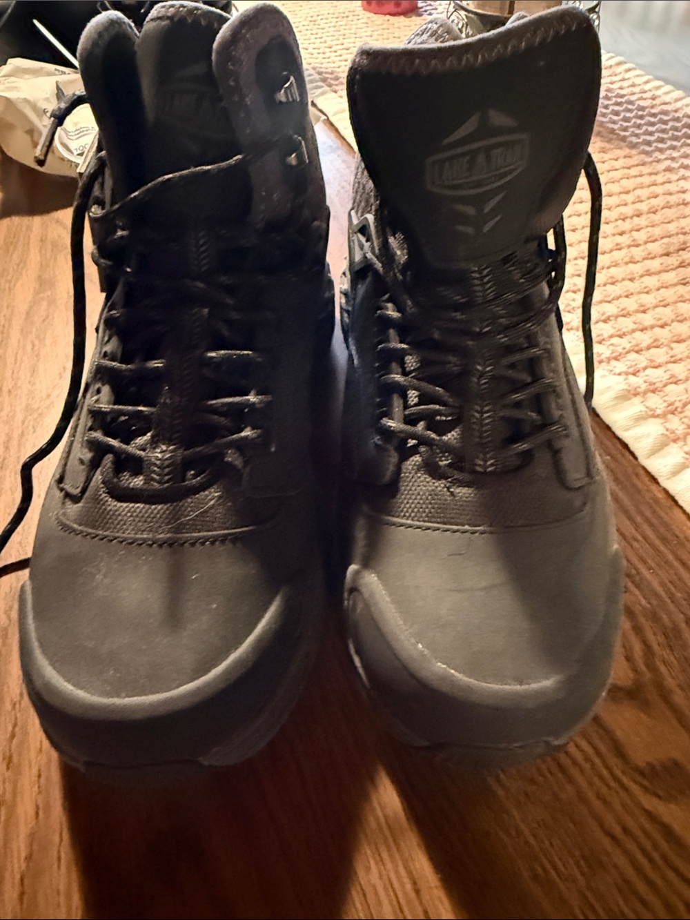 Men's Black Hiking Boots water resistant